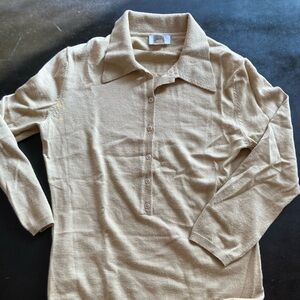 LOFT Cashmere Blend Camel Knit Sweater M